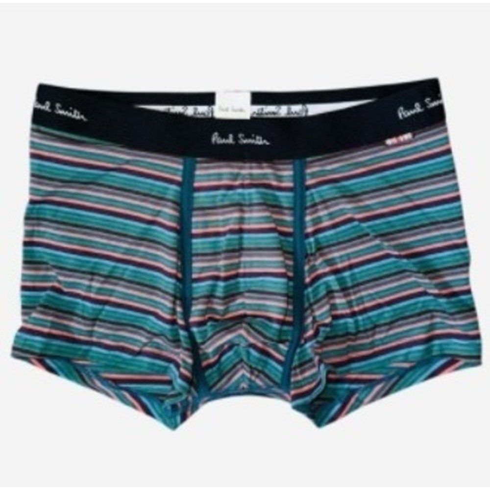 Paul Smith Mens XXL Boxer Brief Organic‎ Cotton Trunk Striped New